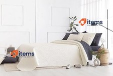 Todocama Fine Boutique Quilt With Pique Design 250x260cm Beige