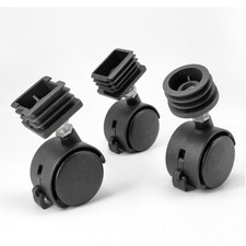 4x Castor Wheels, Office Chair