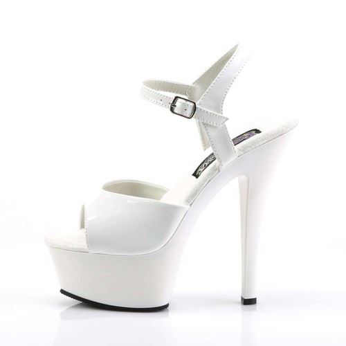 Pleaser white poledancing - pleaser,