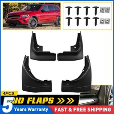 4Pcs Splash Guards Mud Flaps For Mercedes Benz GLC X253 SUV AMG-Line 2015-2019