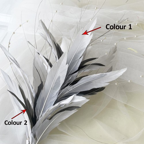 Goose feather twisted mount - feather,