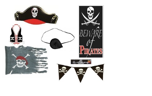 Pirate happy birthday party - happy,