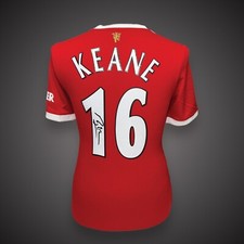 Roy Keane Manchester United Legendary Cap Signed Shirt COA Private Signing £299