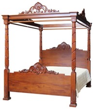 Four poster canopy bed solid - poster,