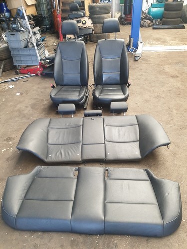 Bmw e90 series black leather - 3,