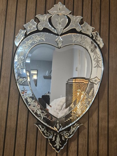 Venetian heart shaped large - heart,