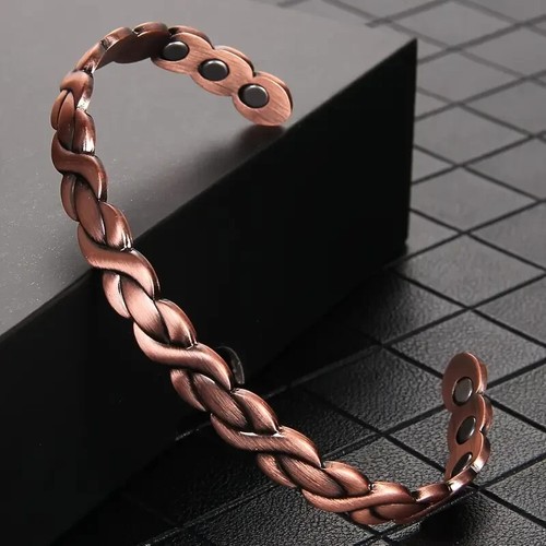 Unisex copper bangle - bangle, solid