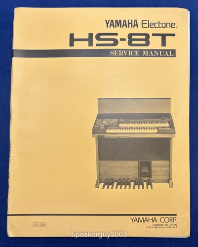 Original yamaha electone 8t - electone, hs-8t