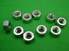Hexagon nut 1/2" Whitworth BSW Imperial, pack of 10, steel,bright zinc plated