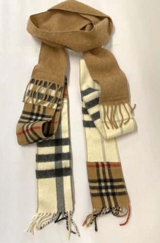 Upcycled burberry scarf extra - burberry,