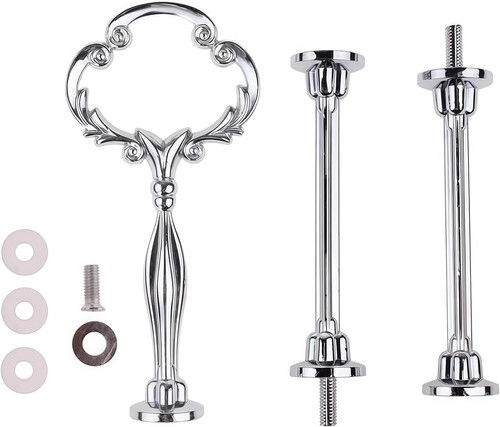 Silver tiered tray - 3, hardware