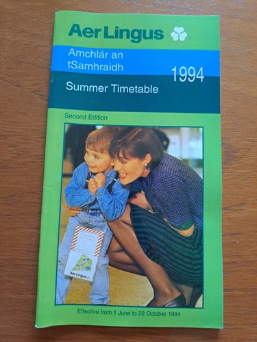 Aer lingus timetable - aer,