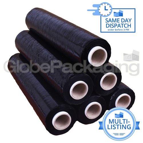 Strong black pallet wrap - strong,