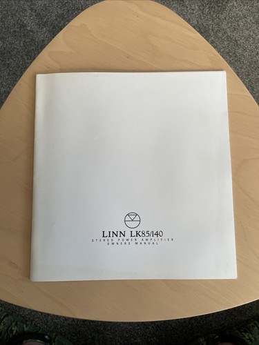 User manual linn - user, lk85/140