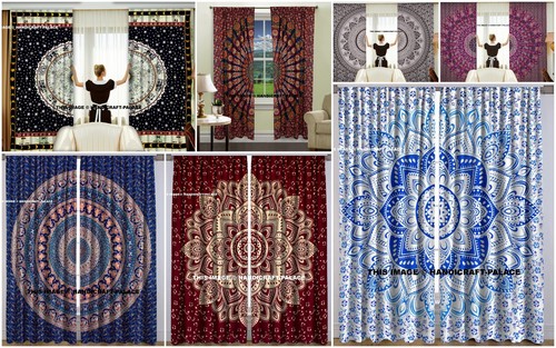 Indian mandala curtains hippie - mandala,