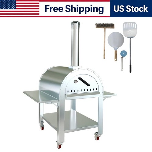 Dual fuel pizza oven stainless - dual,
