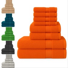 2X Bath Sheets Hotel Quality 100% Egyptian Cotton Face Towels Bath Towels