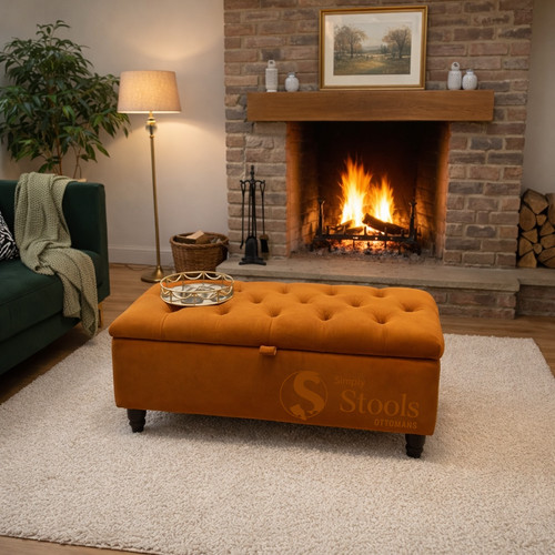 Lucia chesterfield footstool - chesterfield,