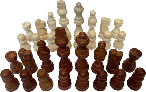 Wooden set chess - chess, pieces