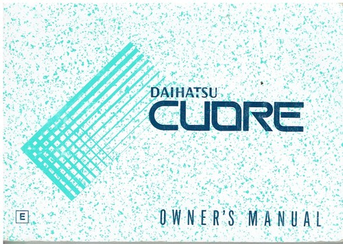 Daihatsu cuore litre 3 cyl - daihatsu,