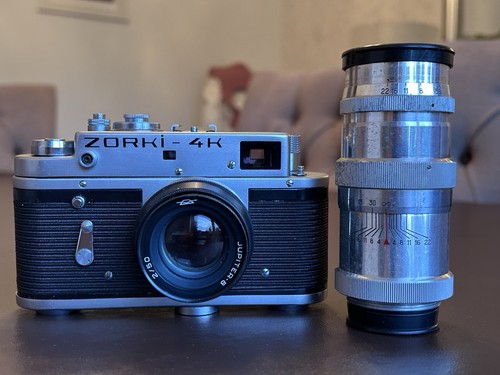 Vintage zorki soviet - zorki-4k,