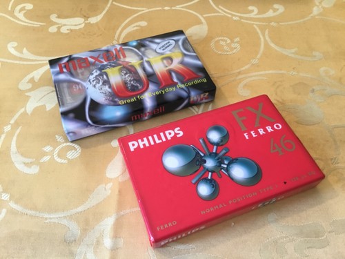 New blank audio cassette - , tapes