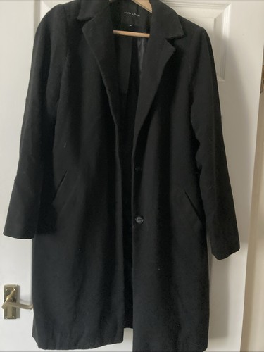 New look woollen size black - woollen,