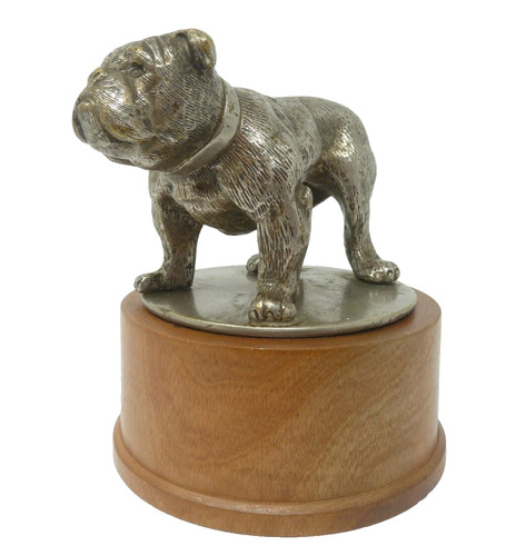 Vintage bronze bulldog - vintage, car