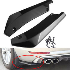 Rear Bumper Splitter Diffuser Canard Spoiler For BMW F30 F31 F32 F33 F36 Black