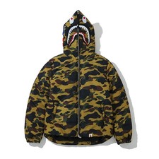 BAPE 1st Camo Shark Full Zip Hoodie with Shark Face & WGM Hood