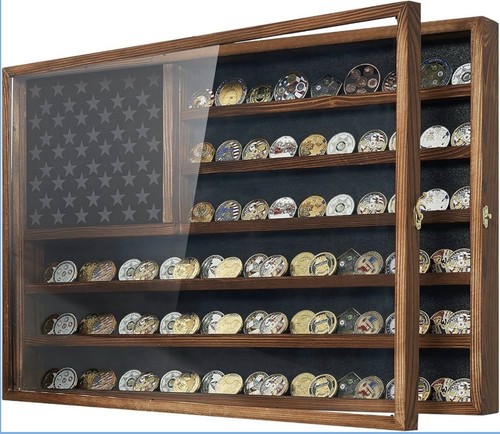 Challenge coin display case - coin,