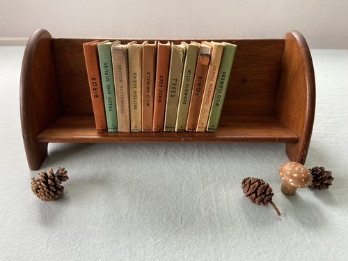 Small vintage wooden - wooden, book
