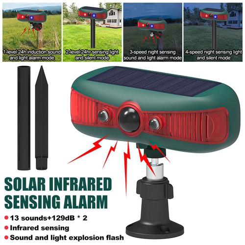 Solar motion sensor security - motion,