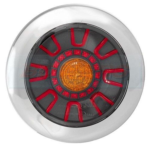 Led rear round hamburger - rear,