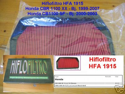 Air filter honda 1100 sf - cb,