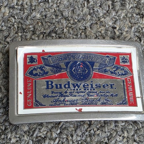 Vtg 1980s budweiser label - budweiser,