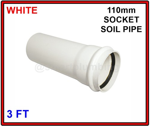 Socket soil pipe 110m - 4",