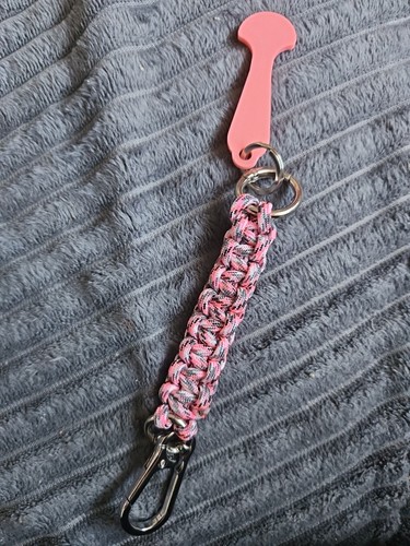 Paracord keychain keyring - paracord, keychain/keyring