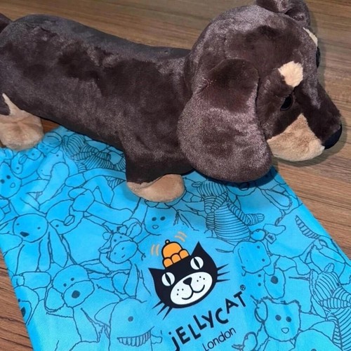 New jellycat dachshund plush - new,