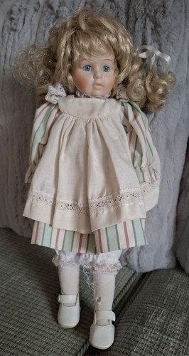Porcelain girl doll - girl, dress