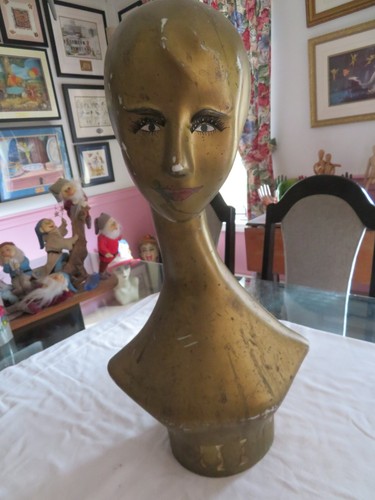 Antique mannequin head - antique,