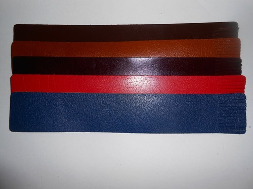 Genuine leather bookmark - genuine,