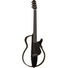 Yamaha SLG200S TBL Silent Guitar Translucent Black Low Volume Steel String Model