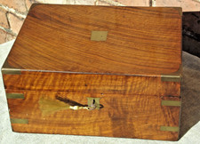 Walnut writing slope with key