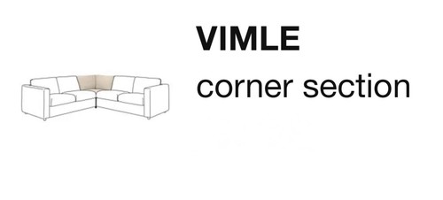 Ikea vimle seat corner - vimle,