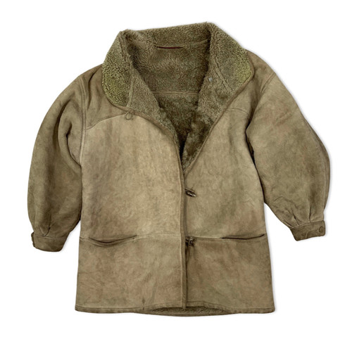 Vintage 80s beige - 80s, sheepskin