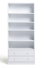 Maine 5 Shelf Bookcase With 2