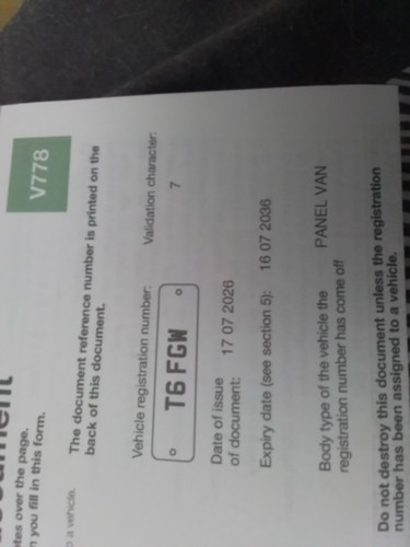 Cherished number plate t6fgw - ,