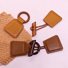 U Leather Horn Toggle Buttons