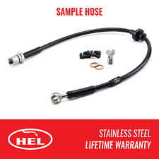 Front HEL Stainless Brake Hose for VAUXHALL CHEVETTE Saloon 1300 42kW HS02264
